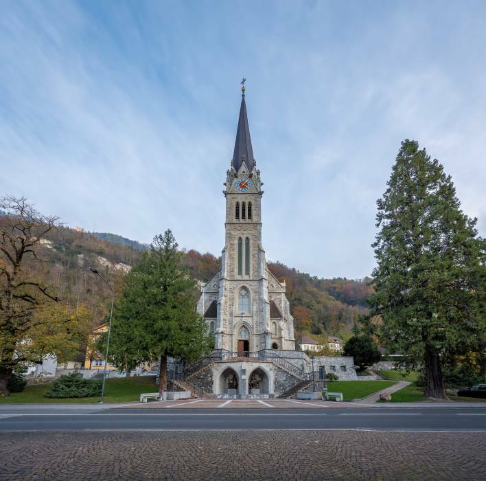 Liechtenstein , la cattedrale di san florin